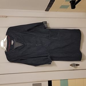 Boden long sleeve denim dress size 8 long US
